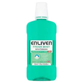 Enliven Fresh Mint Mouthwash Alcohol Free 500ml (Case of 8)  Adomoo